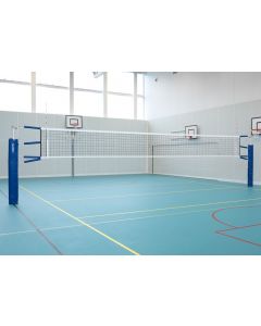 SRX socketed volleyball posts (Telescopic posts)