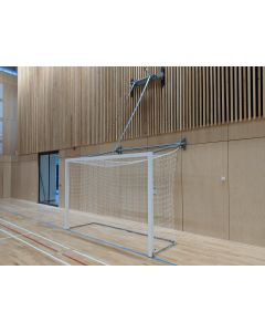 Wall fixed up-folding Futsal / Handball goals