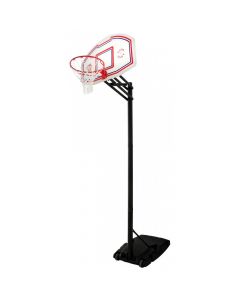 Quick adjust portable basketball goal