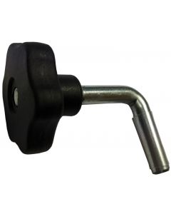Angled locking thumbscrew bolt