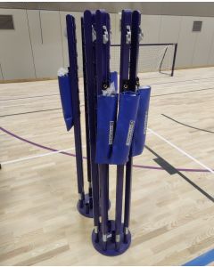 Socketed badminton post storage base to suit Continental Sports BWF approved competition socketed badminton posts