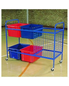 Large PE and sports equipment storage trolley