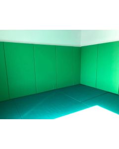 Wall padding for calming rooms