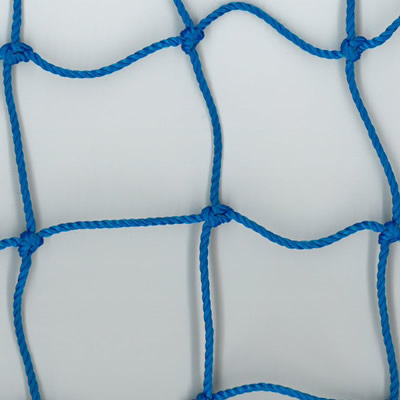 Sports hall divider curtains - blue netting