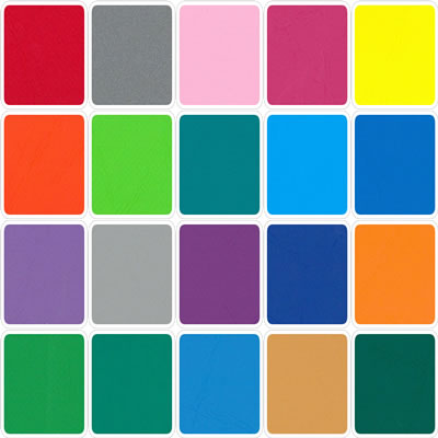 PVC colour range